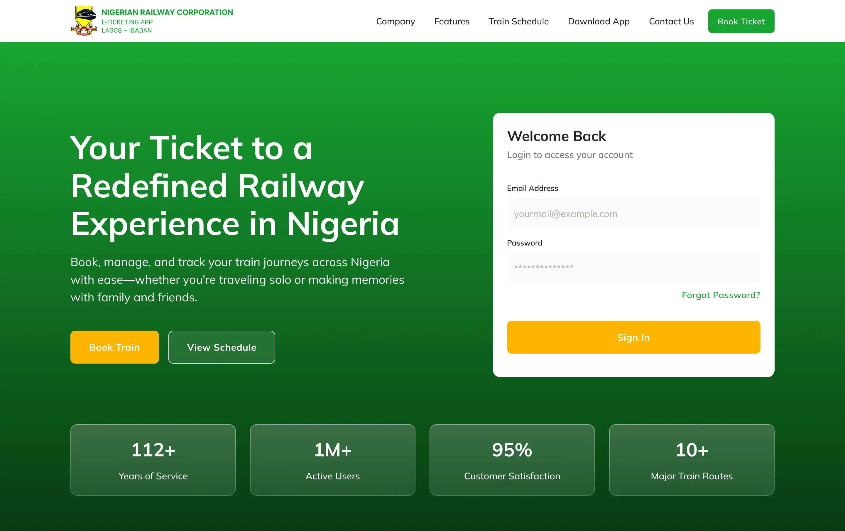 Hero section of the redesigned NRC Landing page (Version 1)