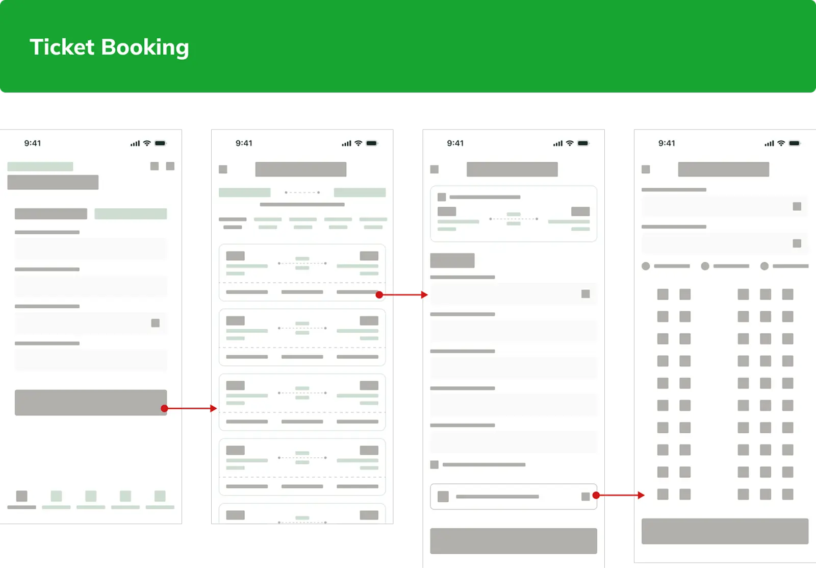 A Lo-Fi wireframe during the ideation phase